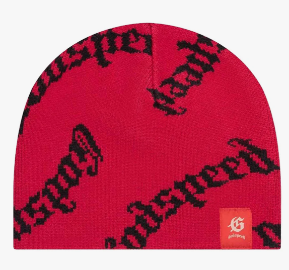 Godspeed Forever OG Logo Beanie Red