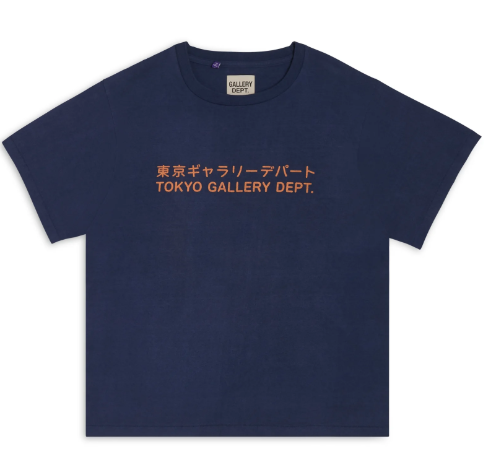 Gallery Dept. Tokyo Print T-Shirt Navy
