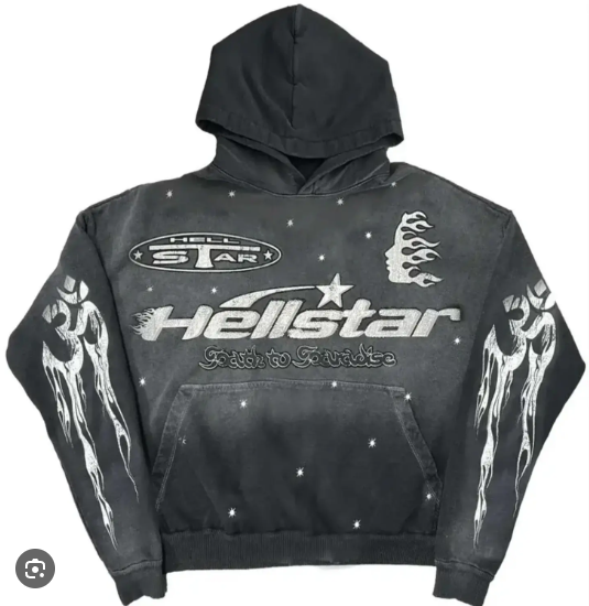 Hellstar Racer Hoodie Black