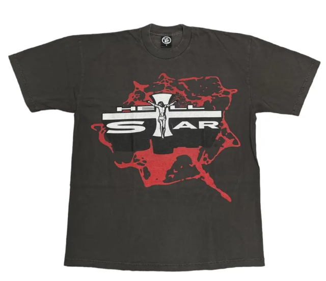 Hellstar Jesus Emblem T-Shirt Black