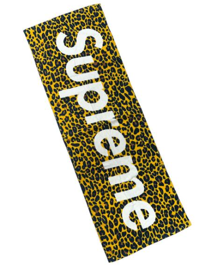 Supreme Leopard Box Logo Hand Towel Japan Exclusive