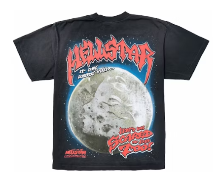 Hellstar Full Moon T-shirt Black