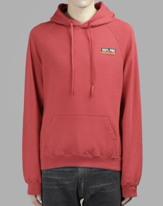 VETEMENTS 100%pro Hoodie Red