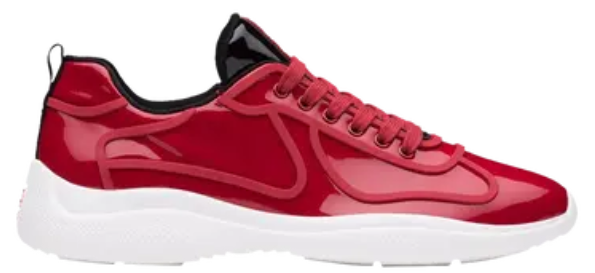 Prada America's Cup Sneaker Red