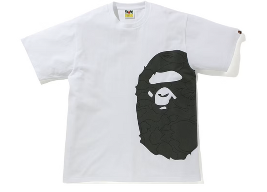 BAPE Line 1st Camo Side Big Ape Head Tee White