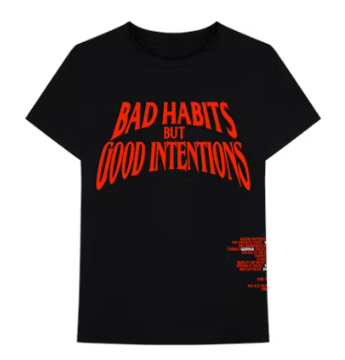 Nav x Vlone Bad Habits Tee Black