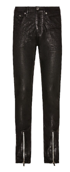 Purple Brand Center Front Hem Jeans Black