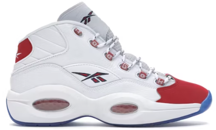 Reebok Question Mid Red Toe 25th Anniversary