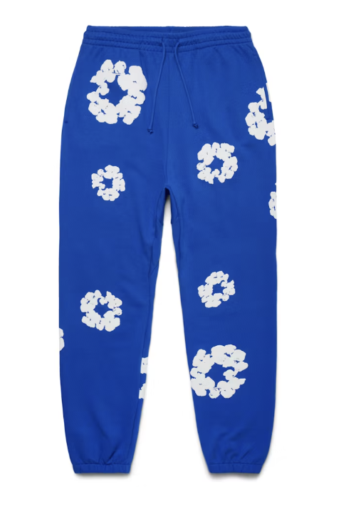 Denim Tears The Cotton Wreath Sweatpants Royal Blue