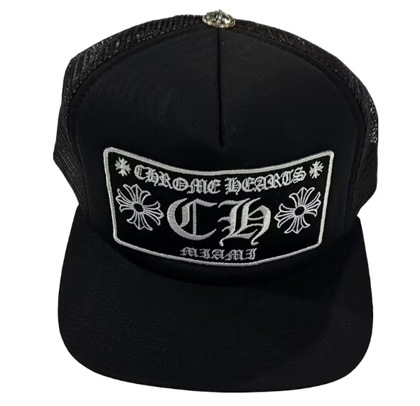 Chrome Hearts Miami Exclusive Trucker Hat Black