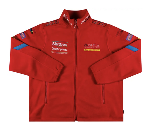 Supreme Skittles Polartec Jacket Red