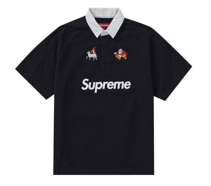 Supreme S/S Rugby Black