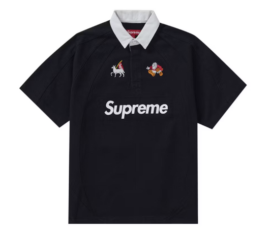 Supreme S/S Rugby Black