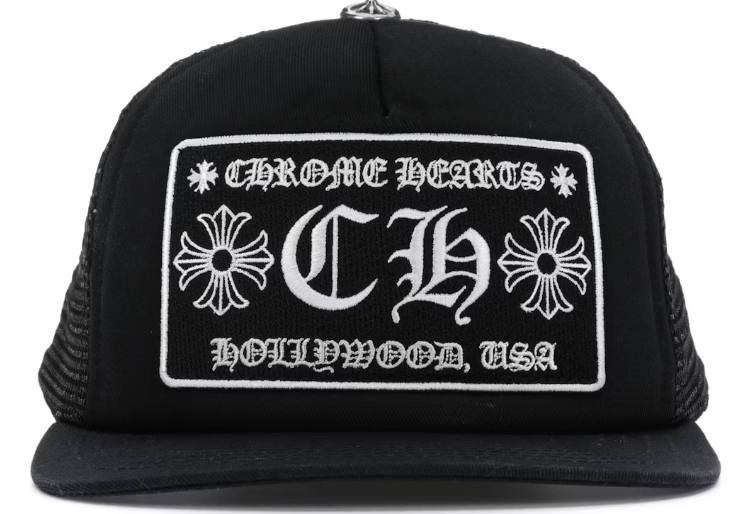Chrome Hearts CH Hollywood Trucker Hat