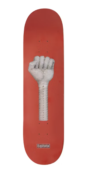 Supreme Fist Skateboard Deck Red