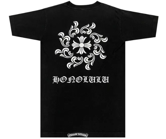 Chrome Hearts Spiral T-Shirt Honolulu Exclusive Black