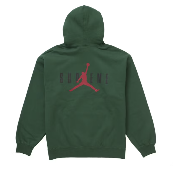 Supreme Jordan Hooded Sweatshirt (FW24) Green