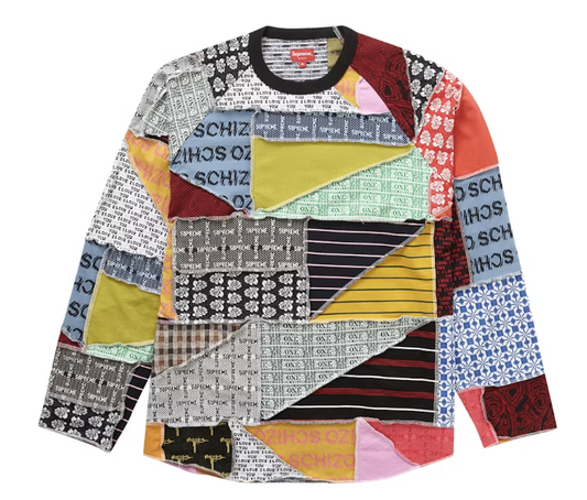 Supreme Patchwork Jacquard L/S Top Multicolor