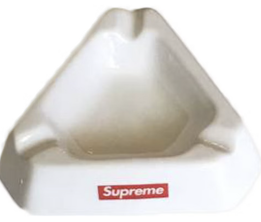 Supreme Ceramic Ashtray White