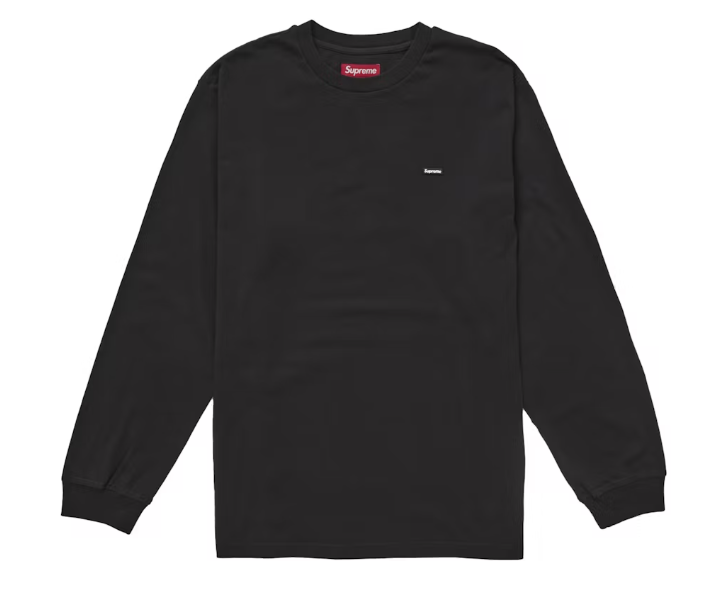 Supreme Small Box L/S Tee (SS25) Black