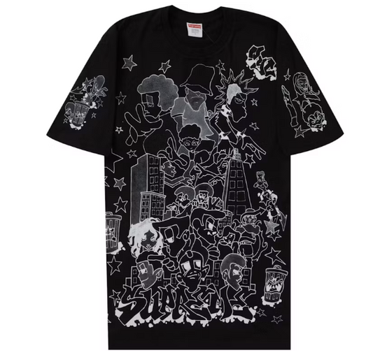 Supreme Downtown Tee Black
