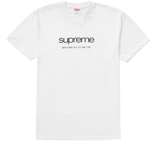 Supreme Shop Tee White