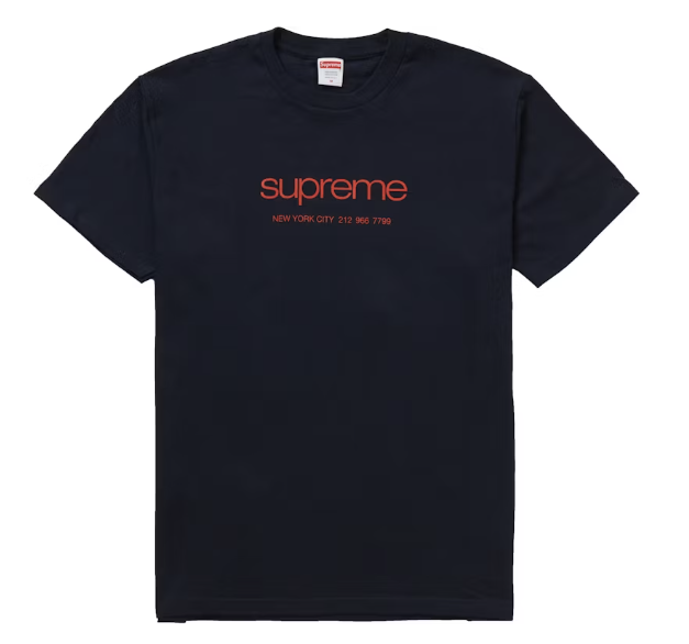 Supreme Shop Tee Navy