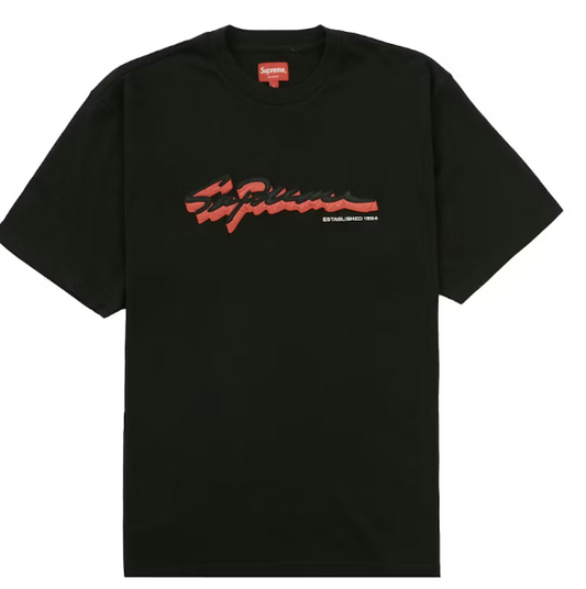 Supreme Shadow Script S/S Top Black