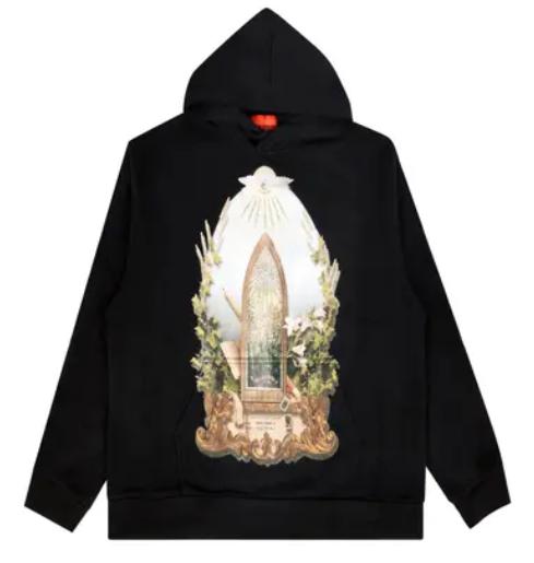 Who Decides War Frame Hooded Pullover Coal