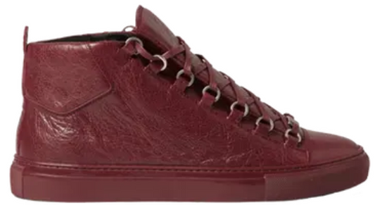 Balenciaga Arena High Top Burgundy