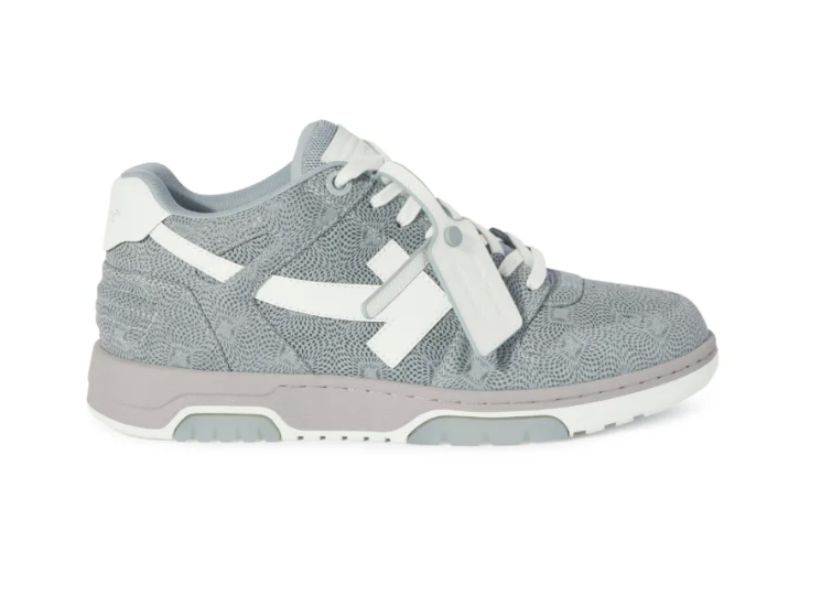 Off-White Out Of Office Textured Suede Green Sage