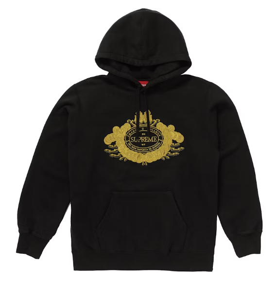 Supreme Love or Hate Hooded Sweatshirt Black