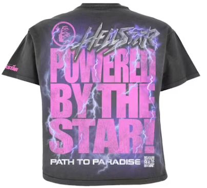 Hellstar Powered By The Star T-Shirt Black