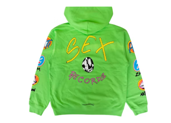Chrome Hearts Matty Boy Sex Records Hoodie Citrus