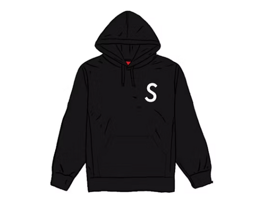 Supreme Swarovski S Logo Hooded Sweatshirt Black