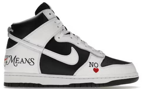 Nike SB Dunk High Supreme By Any Means Black