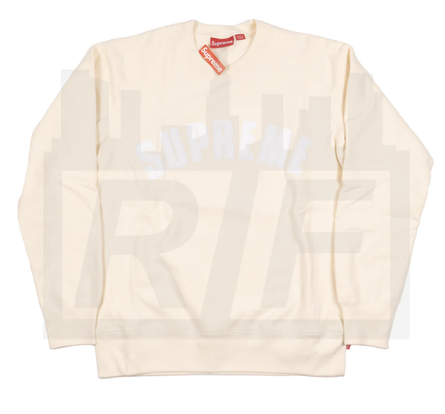 Supreme Arc Logo Crewneck Natural