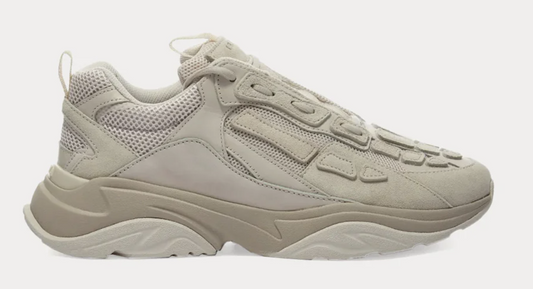 Amiri Bone Runner Warm Grey Low Top Sneakers