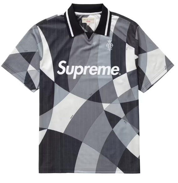 Supreme Emilio Pucci Soccer Jersey Black