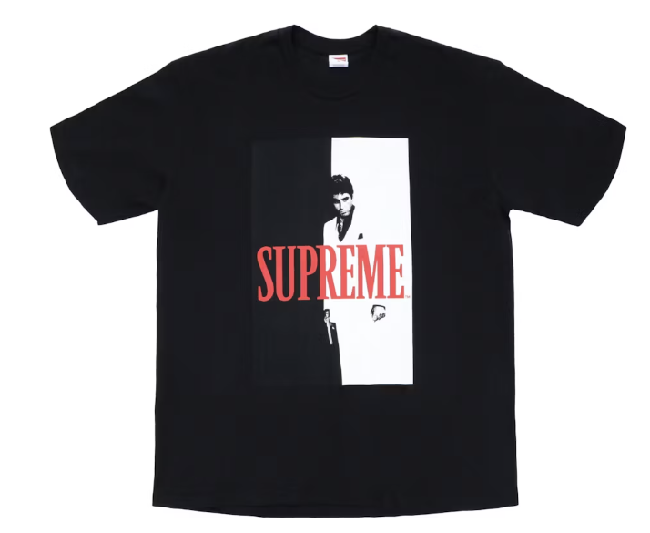Supreme Scarface Split Tee Black