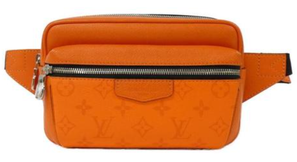Louis Vuitton Outdoor Messenger Monogram Eclipse Taiga Volcano Orange