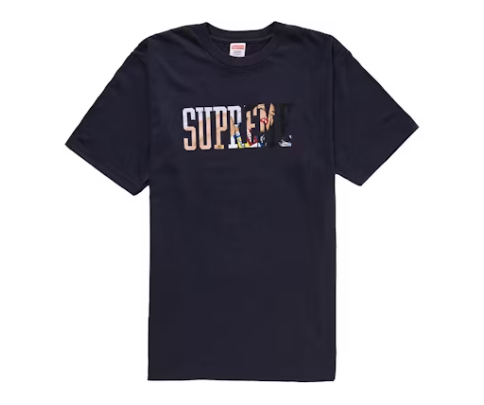 Supreme Tera Patrick Collegiate Tee Navy