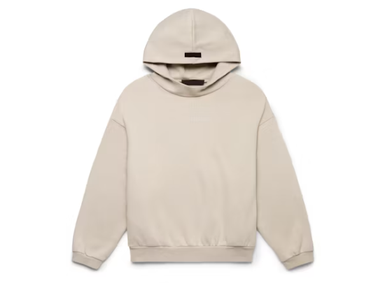 Fear of God Essentials Hoodie Silver Cloud