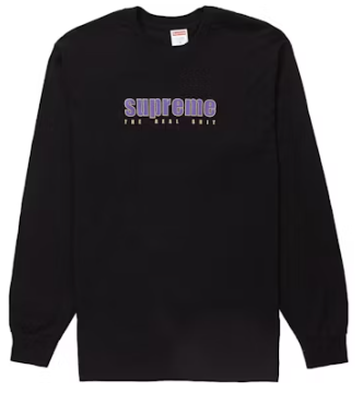Supreme The Real Shit L/S Tee Black