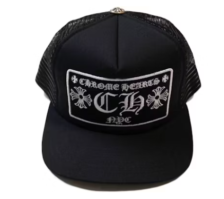 Chrome Hearts CH New York City Trucker Hat Black