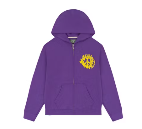 Denim Tears Denim University Zip Hoodie Purple