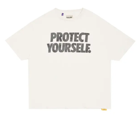Gallery Dept. Protect Yourself Tee Archival White