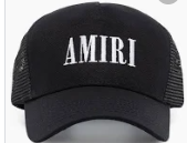 Amiri Core Logo Trucker Hat Black