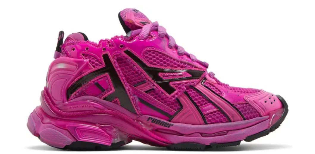 Balenciaga Wmns Runner Sneaker Dark Pink