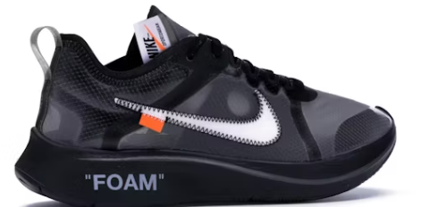 Nike Zoom Fly Off-White Black Silver